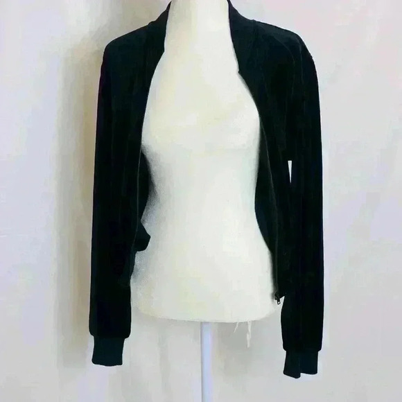 *NWT* Pam & Gela Crop Velour Track Jacket - Picture 4 of 6